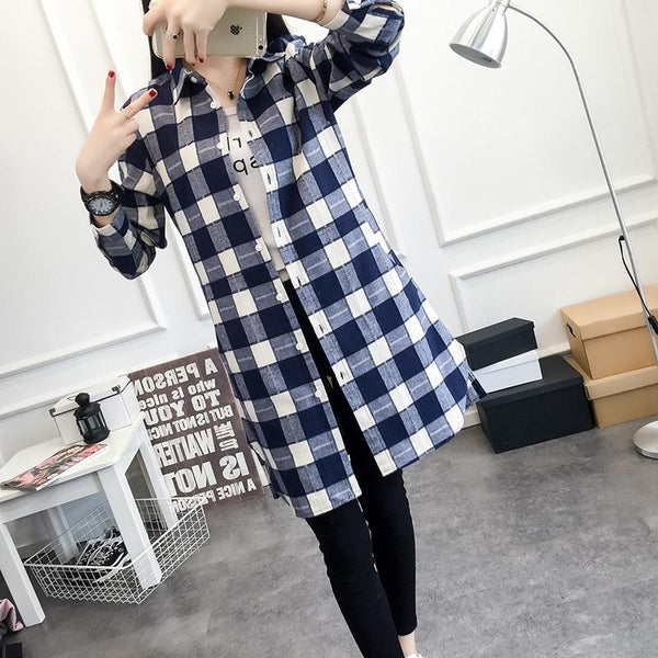 Chemise Oversize à Carreaux