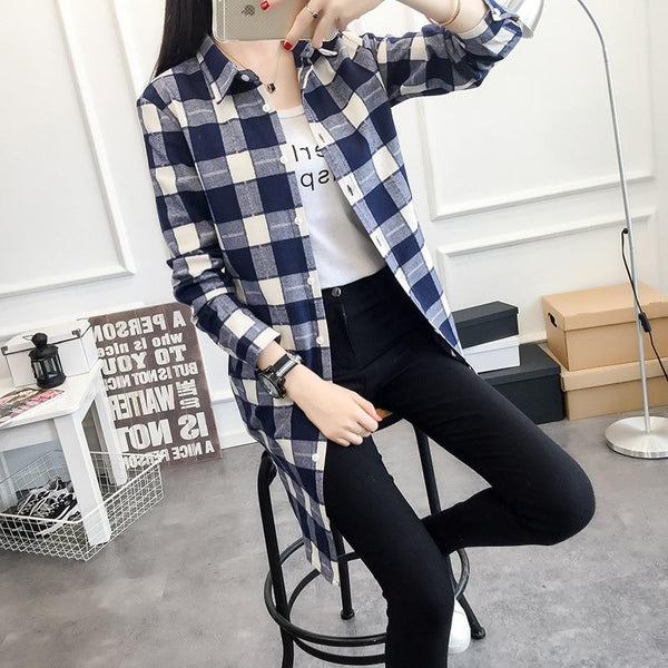 Chemise Oversize à Carreaux