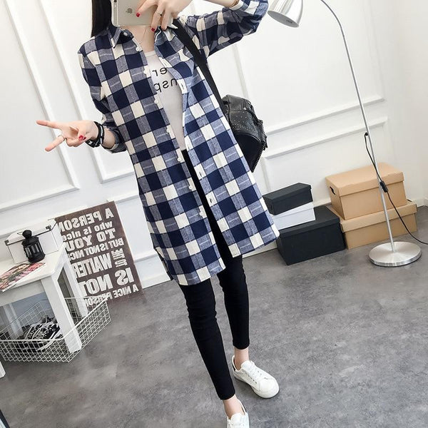 Chemise Oversize à Carreaux