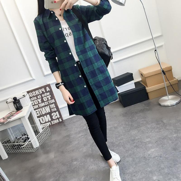 Chemise Oversize à Carreaux