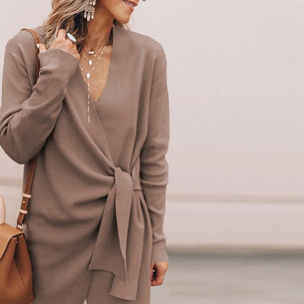 Cardigan Léger à Nouer