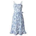 Robe Boho Nouée à Motifs
