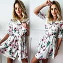 Mini Robe Chemise Boho