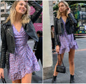 Petite Robe Boho à Manches Courtes