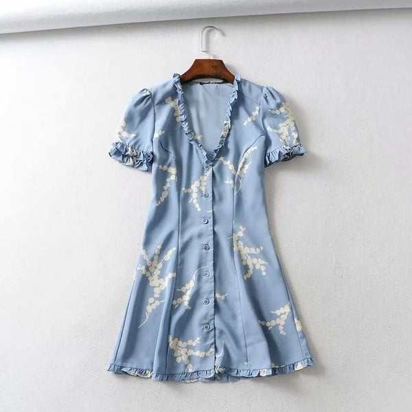 Robe Bohème à Boutons
