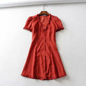 Robe Bohème à Boutons