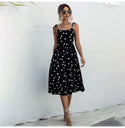 Robe Midi à Pois