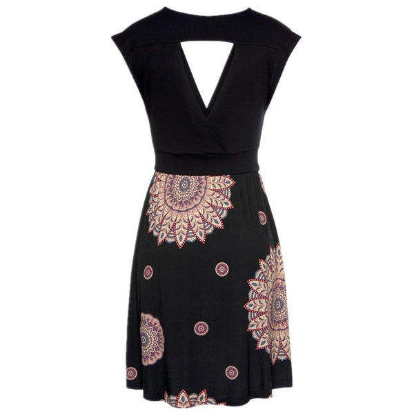Robe de Plage Boho Col en V