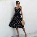 Robe Midi à Pois