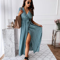 Robe Longue à Pois