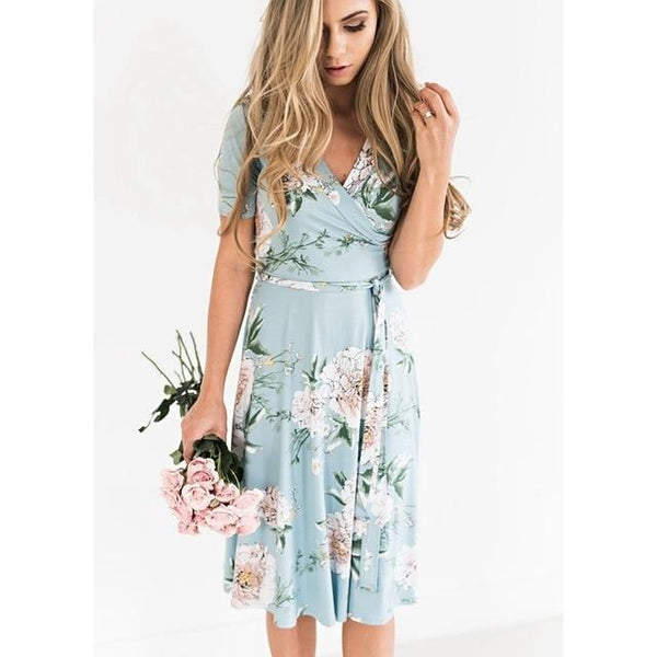 Robe Florale Bohémienne