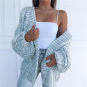 Cardigan Uni Tricoté