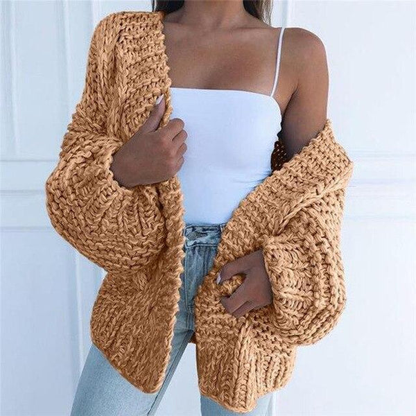Cardigan Uni Tricoté