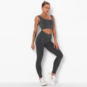 Ensemble de Fitness Leggings Push Up + Brassiere NON TRANSPARENT