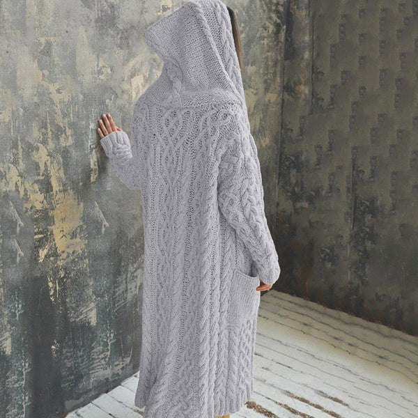 Cardigan Maxi à Capuche
