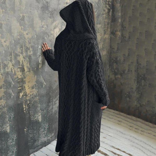 Cardigan Maxi à Capuche