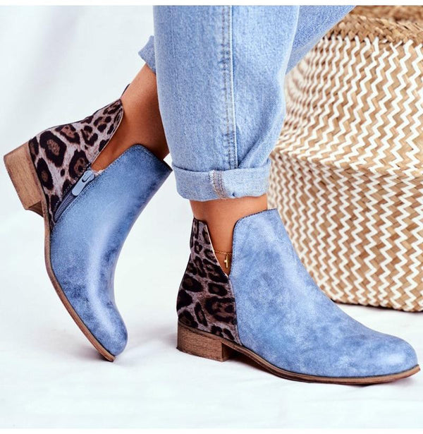 Bottines Rétro Bi-matière