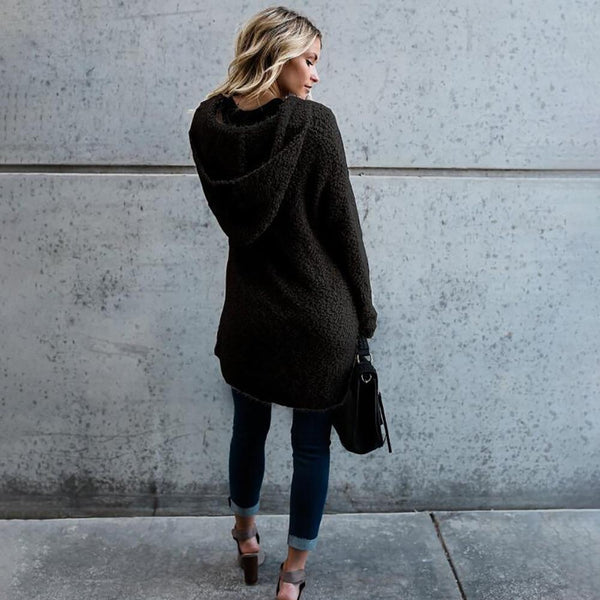 Cardigan Long à Capuche