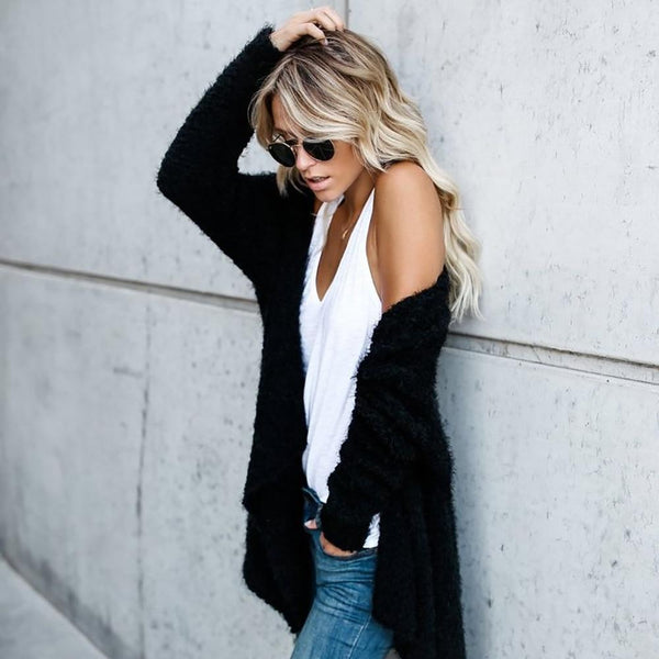 Cardigan Long à Capuche