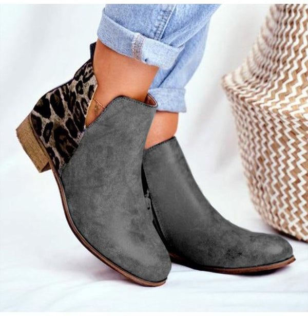 Bottines Rétro Bi-matière