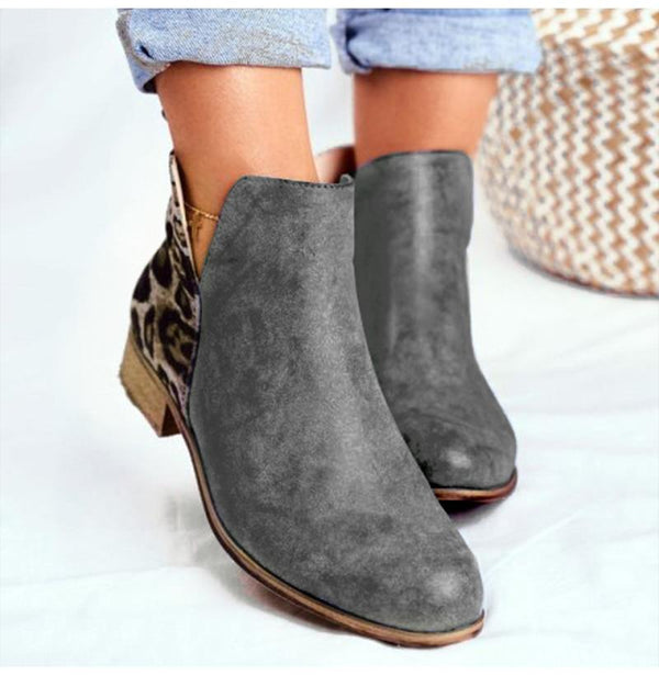 Bottines Rétro Bi-matière