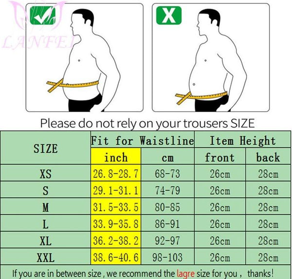 Ceinture de Sudation Haute Qualité Homme Effet Sauna 3X plus rapide