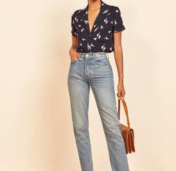Chemise Boutonnée à Motifs