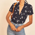Chemise Boutonnée à Motifs