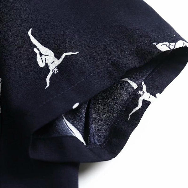 Chemise Boutonnée à Motifs