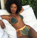 Bikini en tissu africain