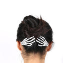 Pinces pour cheveux Mains de Squelette