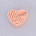 Brosse en coeur nettoyante pour pinceaux 123maquillage Orange 