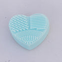 Brosse en coeur nettoyante pour pinceaux 123maquillage Bleu 