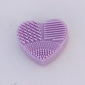 Brosse en coeur nettoyante pour pinceaux 123maquillage Violet 