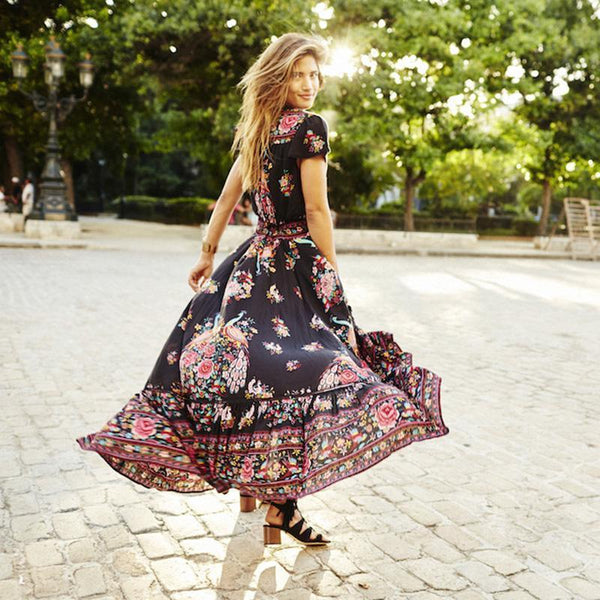 Robe Boho florale