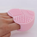 Brosse en coeur nettoyante pour pinceaux