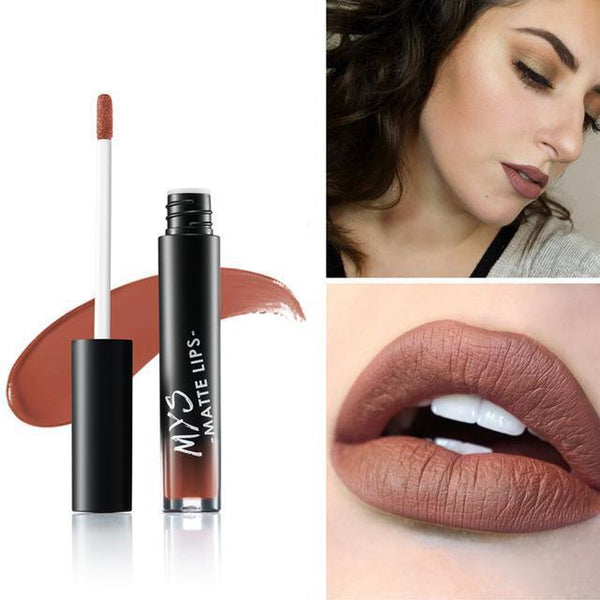 Rouge à lèvres liquide mat longue durée 123maquillage Marron modèle 1 