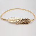 Ceinture originale, boucle en forme de feuilles