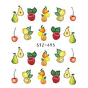 Stickers d'ongles - Nail Art - Fun - Fruits - Cupcakes & cie