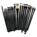 Set de 20 pinceaux professionnels 123maquillage Noir 