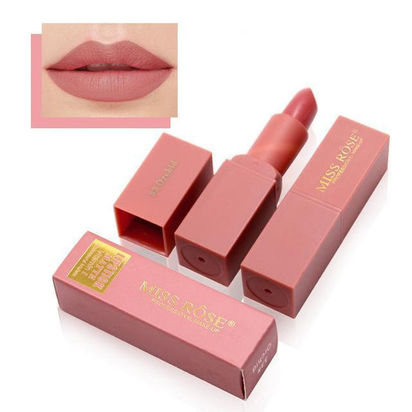 Rouge à lèvres mat Waterproof 123maquillage Rose modèle 3 