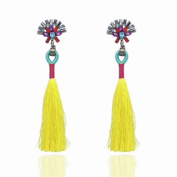 Boucles d'oreilles boho à franges - Mode