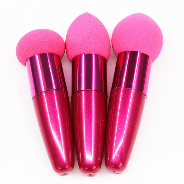 Set de trois Éponges à Maquillage - Œuf - Champignon - Biseautée