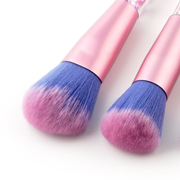 Ensemble Pinceaux Paillettes - Rose & Bleu