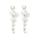 Boucles d'oreilles à perles élégantes
