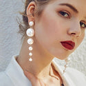 Boucles d'oreilles à perles élégantes