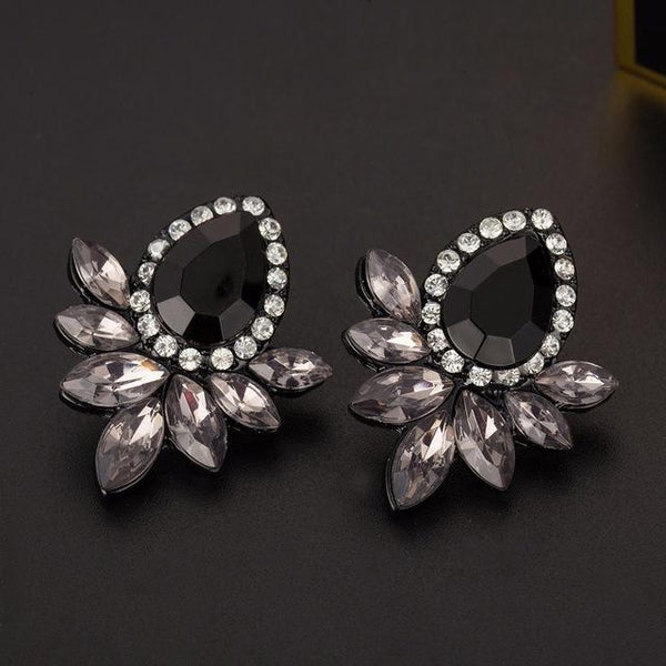 Boucles d'oreilles à strass 2021 - Mode