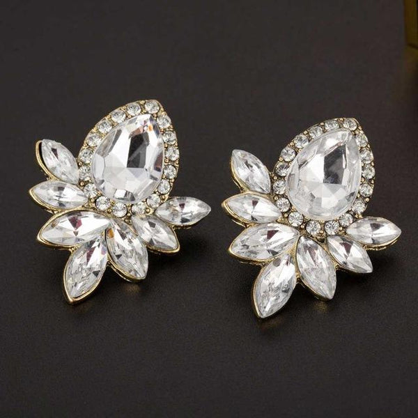 Boucles d'oreilles à strass 2021 - Mode