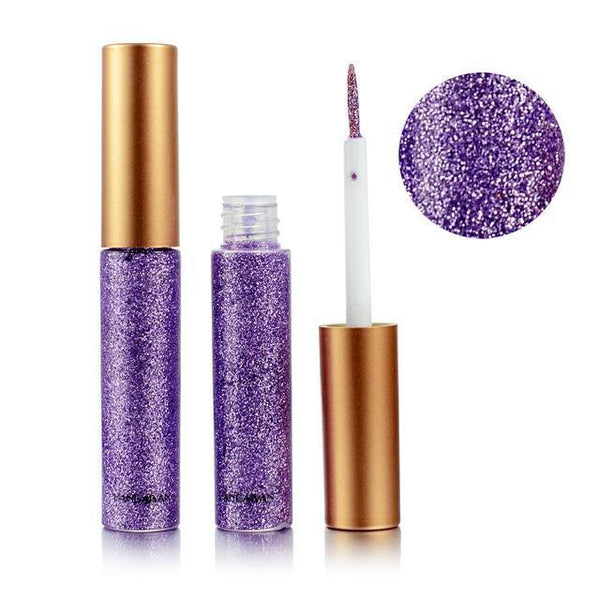 Eyeliner brillant 123maquillage Violet modèle 2 