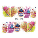 Stickers d'ongles - Nail Art - Fun - Fruits - Cupcakes & cie